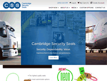 Tablet Screenshot of cambridgeseals.com